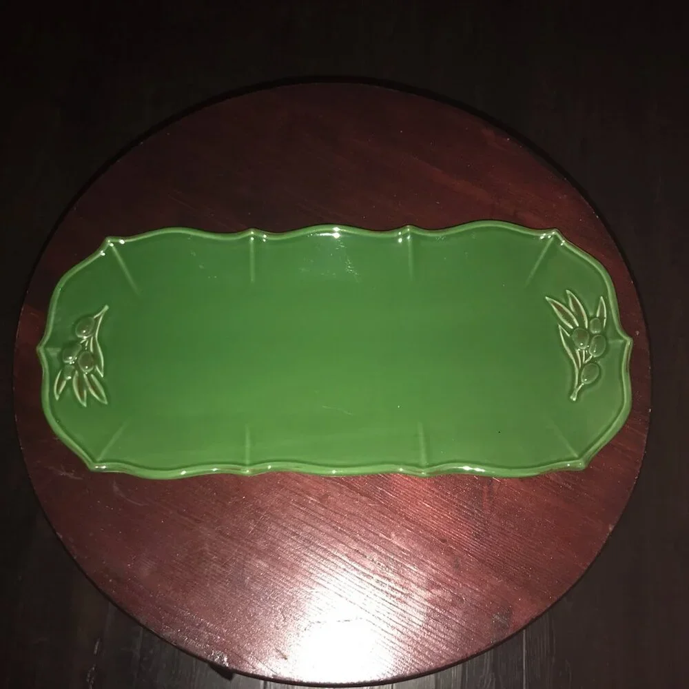 Sur La Table Green Platter